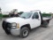 2008 CHEV. HD PICKUP, AUTO, 6.0 GAS, 4X4, 8' FLATBED,  SHOWS 214,680 MILES