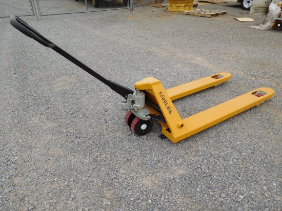 PALLET JACK, 5500 LB.