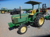 1998 JD 870 TRACTOR, 3 PT, PTO, DSL., 9 SPD., QUICK HITCH, ROPS, FRONT WEIG