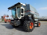 1985 GLEANER N7 COMBINE, C&A, SINGLES, SHOWS 3621 ENG. HRS. 2773 SEP. HRS.,