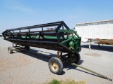 JD 924 HEADER W/TRAILER SN:1869