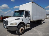 2003 FREIGHTLINER M2-106 MED. DUTY TRUCK, 6 CYL., CAT, AUTO W/DELTA-WASECA
