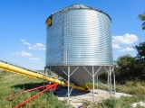 NEW GOLDEN GRAIN 18' X 4 RINGS, APPROX. 4500 BU., CONE BOTTOM GRAIN BIN, SI