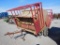 3C PORTABLE CATTLE FEEDER, 2 TON, SA, W/CREEP GATES