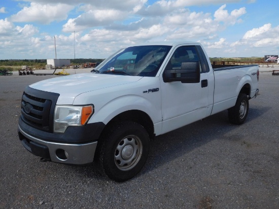 2010 FORD F150 XL, LONG BED, 4X4, 5.4, GAS, AUTO, **AC DOES NOT WORK** SHOW