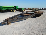 SHOPBUILT COMBINE TRAILER, TRIPLE AXLE, RAMPS, 2 5/16