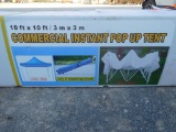 10' X 10' COMMERCIAL POP UP TENT