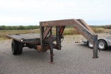 SHOPBUILT 16' FLATBED TRAILER, GN, DUAL WHEEL (R) NO TITLE