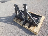 UNUSED STOUT TREE & POST PULLER W/ SKID STEER QUICK ATTACH