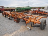 RICHARDSON 25'  SWEEP PLOW, HITCH ON BACK, HAS KNUCKLES FOR 4 JOINTS