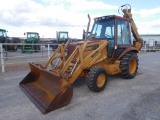 CASE 580SK BACKHOE EXTENDAHOE, CAB, 4 X 4, SHOWS 4221 HRS.SN:5301