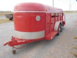 WW 16' X 5' SHEEP TRAILER, BP, TA, WOOD FLOOR, RUBBER FLOOR MAT, 4' TAC ROO