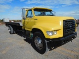 1999 FORD F800 TRUCK, 6 CYL., DSL., 5 SPD., 11R22.5, CHROME SIMULATORS W/20