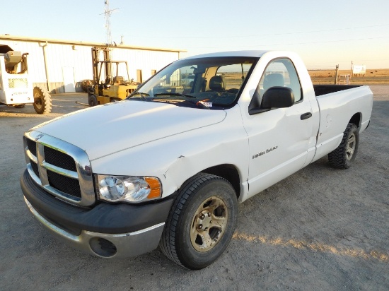 "2002 DODGE RAM 1500 PICKUP, AUTO, GAS, LONG BED SHOWS 154,146 MILES, (G) V
