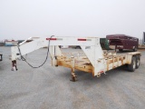 1994 BIG TEX 20' BACKHOE TRAILER, GN, 91