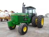 1980 JD 4840 TRACTOR, 3 PT, PTO, DUALS, 2 HYD. NEW CAB, KIT, 20.8R 38 TIRES