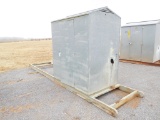 3 1/2' X 6' METER HOUSE, SKID MOUNTED