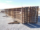 24' FREE STANDING PANELS (1 W/12' GATE, *** SOLD TIMES THE QUANTITY***