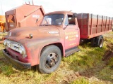 Ford F600 Truck w/Wood Bed, 6 Cyl. *Part Only**Does Not Run**No Title**