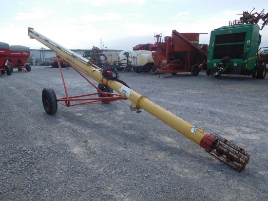 WESTFIELD 8" X 31' GRAIN AUGER, HYD. DRIVE, NEW TIRES