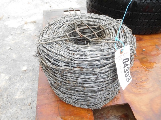 ROLL OF NEW BARB WIRE, 4 BARB