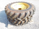 GOODYEAR 13.6 X 28 TIRES & RIMS, FOAM FILLED ***SOLD TIMES THE MONEY***