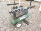 CAMPBELL HAUSFELD AIR COMPRESSOR, 220 V. RUNS