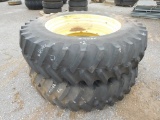 18.4R 42 TIRES W/JD RIMS **SOLD TIMES THE MONEY**