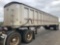 1997 TRAVIS 39' END DUMP, ALUMINUM, FLAT BOTTOM, TA, AR, SIDE RO TARP W/HAND CRANK