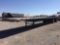1994 TRANSCRAFT...48' FLATBED TRAILER,... SPREAD AXLE, 11R24.5 ALUM....
