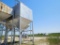 OVERHEAD FEED BIN, 10' X 10' X 20', V BOTTOM, PORTABLE, FRAME MOUNTED