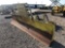 DEGELMAN 14' DOZER BLADE, MANUAL ANGLE W/PIVOT FRAME & BRACKETS