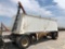 1985 JETCO 22' GRAIN TRAILER, STEEL, SA, R/O TARP