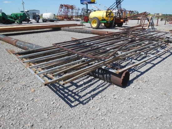 MISC LOT OF 5 BAR PANELS & 1 GATE