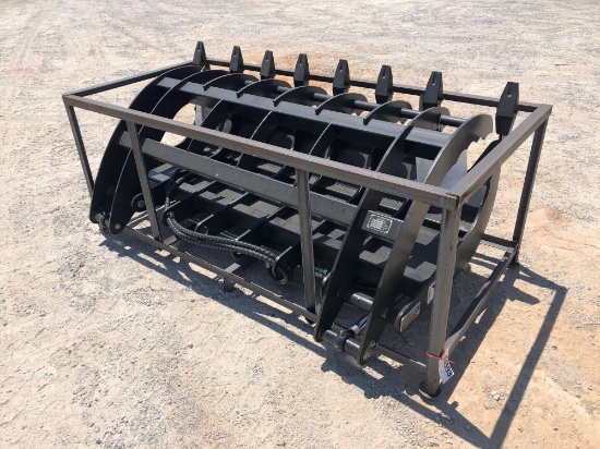 72" SKID STEER HYD. ROOT RAKE, UNUSED