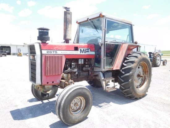 MF 2675 TRACTOR, C&A, 3 PT, PTO, DUAL HYD.