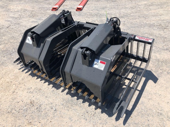 UNUSED STOUT HD 72" BRUSH & ROCK GRAPPLE, 8" OPENING