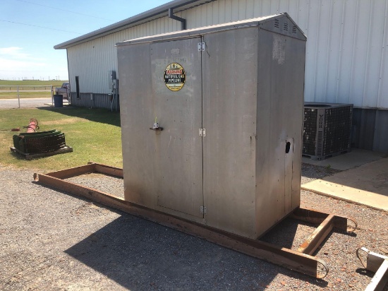 4' X 6' METER HOUSE ON SKIDS