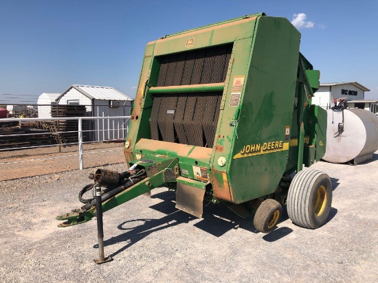 JD 567 ROUND BALER, TWIN & NET,