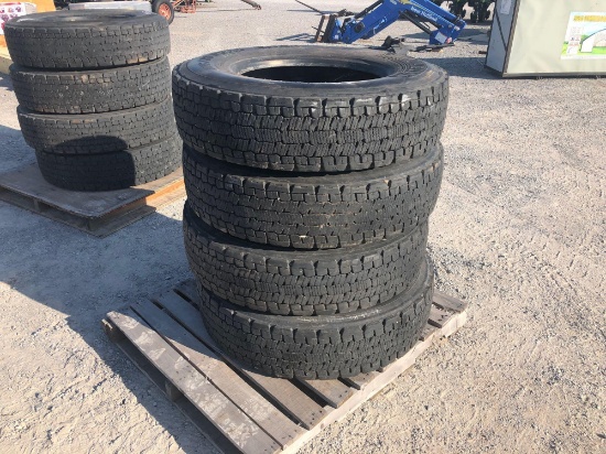 MICHELIN 275/80 R 22.5 5 BAR DRIVER TIRES