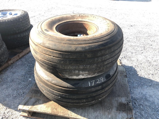16.5L-16.1 8 HOLE WHEELS W/TIRES ***SOLD TIMES THE MONEY***