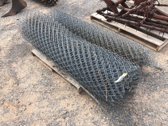 ROLLS OF CHAIN LINK FENCE