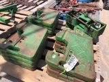 JD FRONT WEIGHTS ( FITS 30-50 SERIES ) W/MOUNTING BRACKETS - FITS 30-50 SERIES...