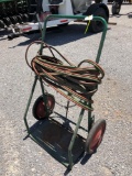 OXYGEN/ACT. CART W/ HOSES & GUAGES