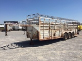 WW 24' X 6' GN STOCK TRAILER,