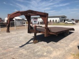 SHOPBUILT GN FLATBED TRAILER 8'6