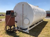 APPROX. 5,000 GAL. FUEL STORAGE TANK, WELDED