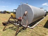 APPROX. 5,000 GAL. FUEL STORAGE TANK,