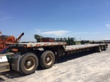 2000 TRANSCRAFT TRAILER MODEL DTL-2000 SINGLE DROP FLOAT COMBO,