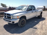 2003 DODGE 3500 PICKUP, QUAD CAB, 4X4, 5.9 DSL, DUALLY